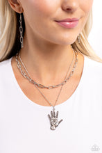 Load image into Gallery viewer, Giving a Hand - Silver