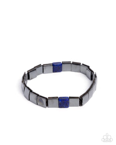 Sporadic Squares - Blue (small fit)
