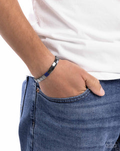 Sporadic Squares - Blue (small fit)