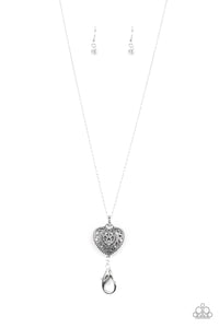 Charmingly Casanova - White Lanyard