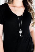 Load image into Gallery viewer, Charmingly Casanova - White Lanyard
